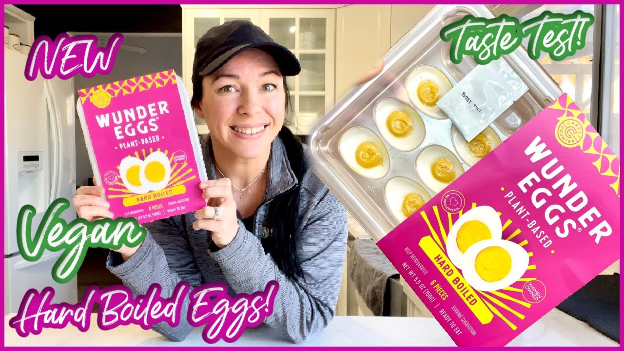 NEW Vegan Hard Boiled Eggs!! Wunder Egg Taste Test!!