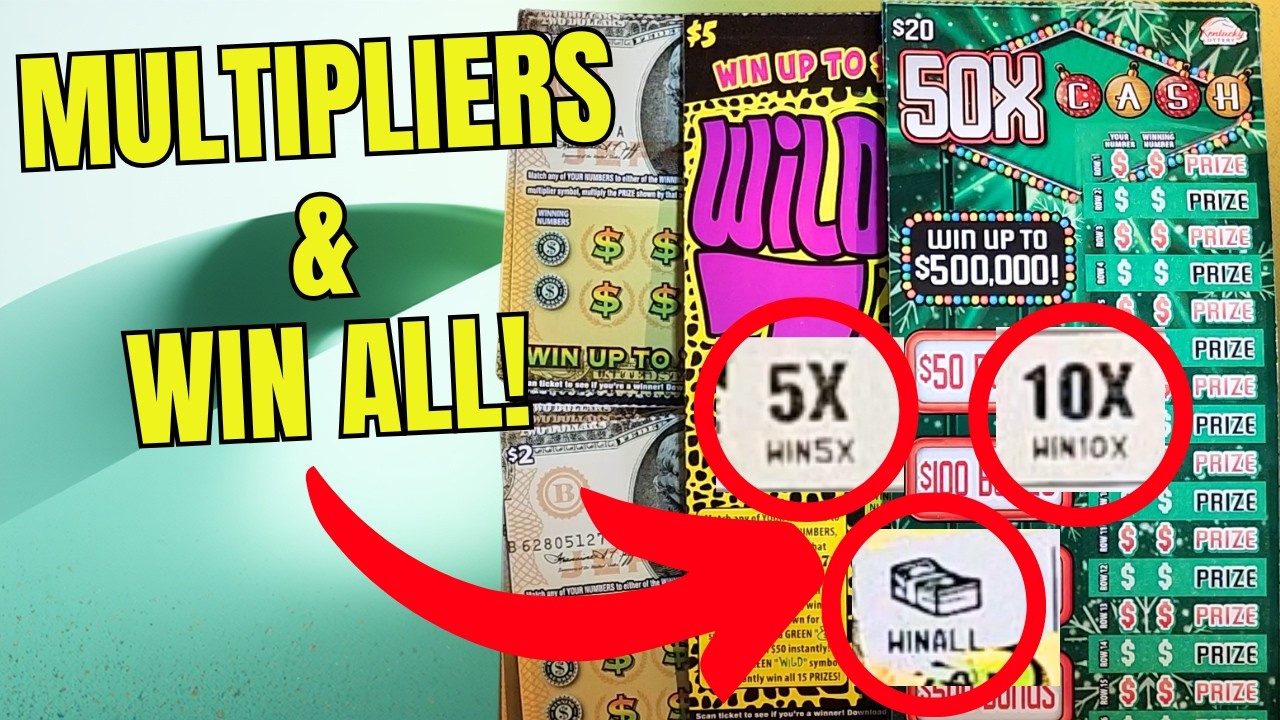 Выиграйте все призы и множители! 💰 Лотерейные билеты Jefferson, Wild 7s и 50X Cash! 🔥