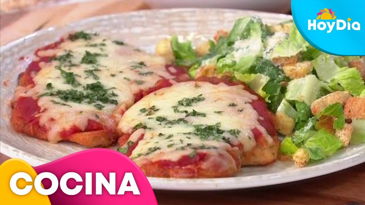 El chef Tony Sammito nos enseña a elaborar un rico pollo parmesano | Hoy Día | Telemundo