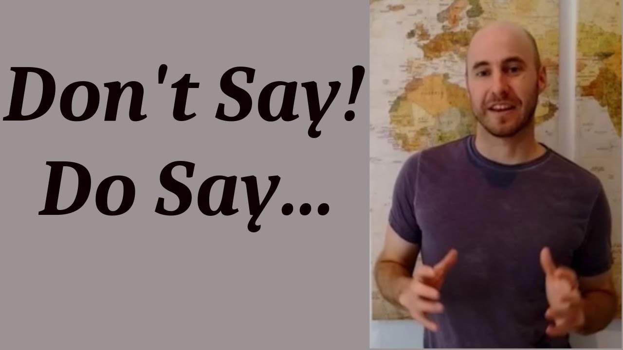 Please don't say ADVICES! And learn WHY!