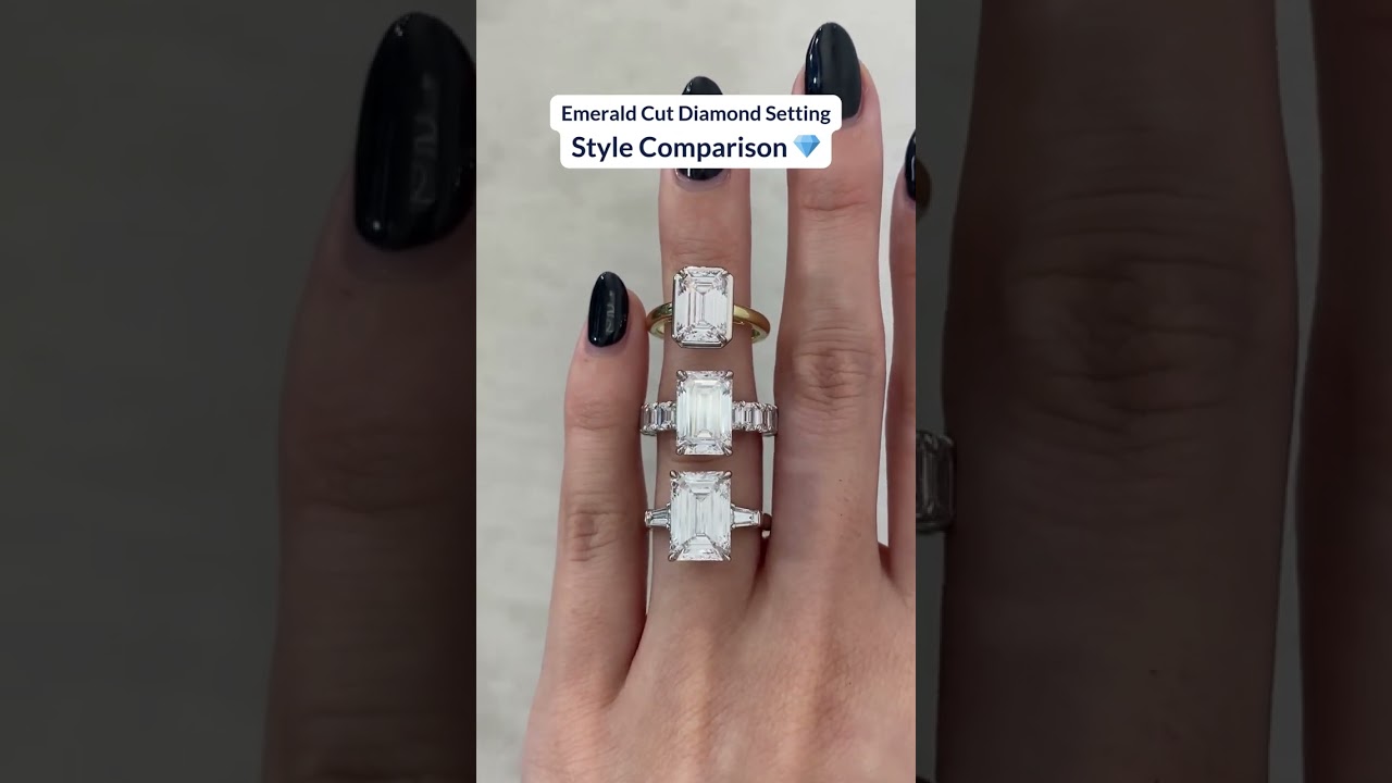 What's your favorite setting for a 3ct to +4ct Emerald Cut Diamond?