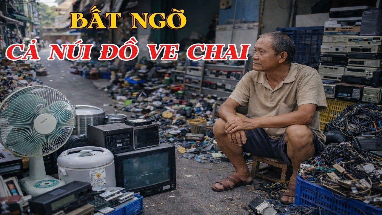 Nơi TẬP TRUNG nhiều đồ VE CHAI nhất Sài Gòn