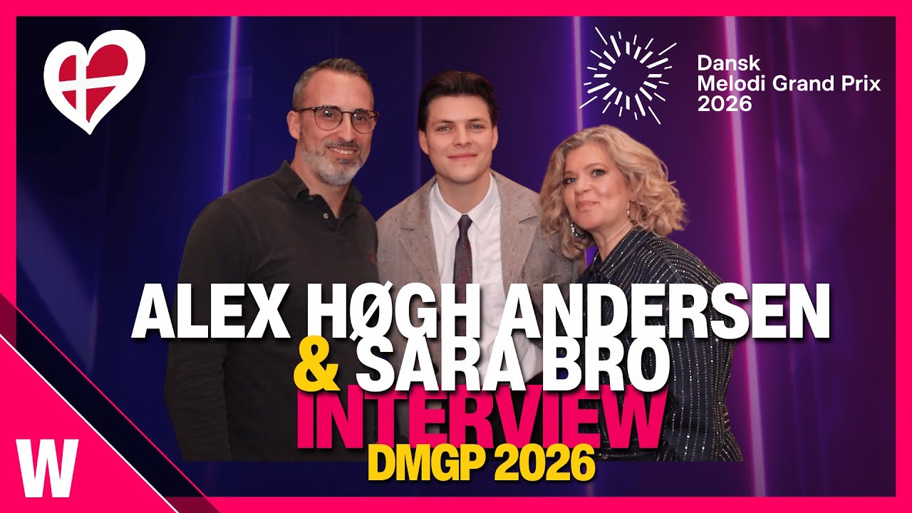 🇩🇰 Алекс Хёг Андерсен и Сара Бро принимают Гран-при Dansk Melodi 2026 | Интервью