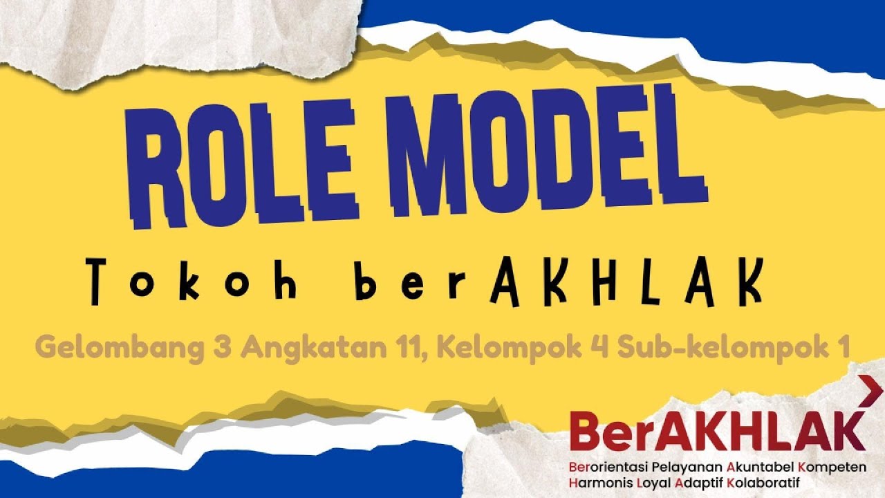 Role Model Core Value berAKHLAK - Rahmat Mirzani Djausal