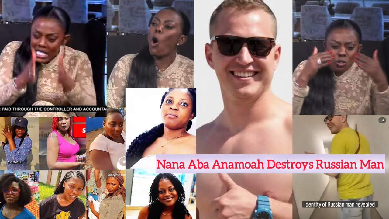 Stǔp!d Animal Like U🔥Nana Aba Anamoah Dɛstroys Russian Man On UTV😱Exposes Ghana Ashawo Men In Accra