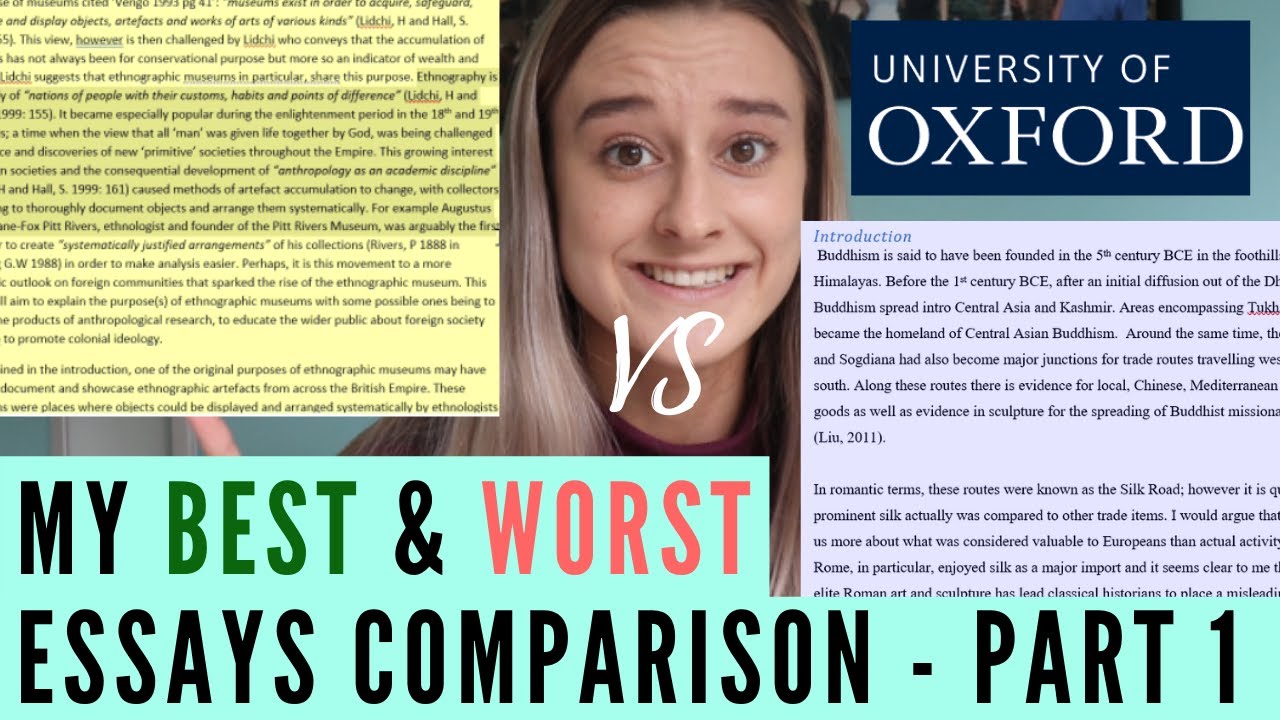Comparing My Best And Worst Essays #1: Introductions // What Makes A Good Essay Introduction?