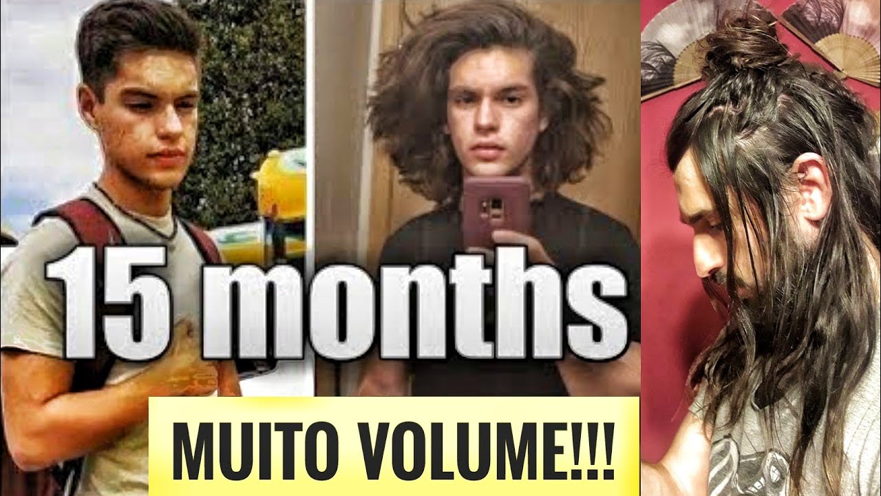 TIME LAPSE 15 Meses DEIXANDO O CABELO Volumoso CRESCER