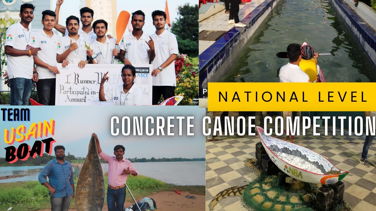 ASCE Concrete Canoe Competition | USAIN BOAT | SRM University | INDIA