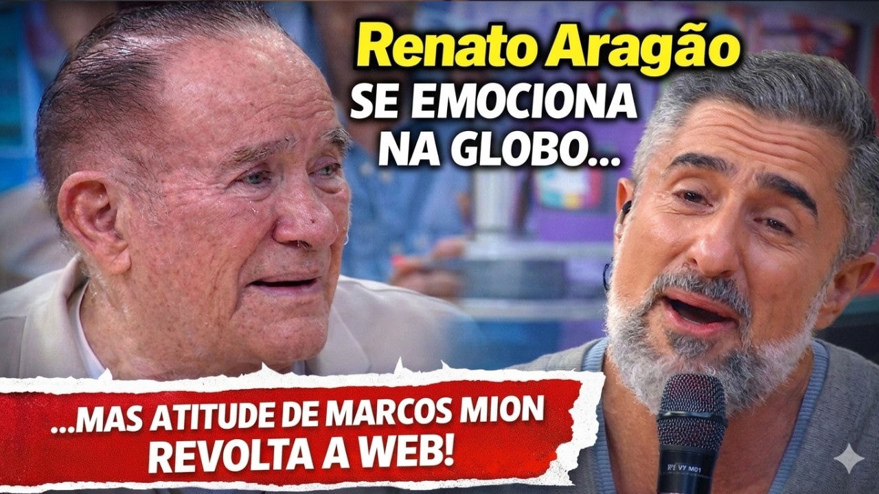 Marcos Mion ofusca homenagem a Renato Arag&atilde;o no Caldeir&atilde;o e &eacute; detonado