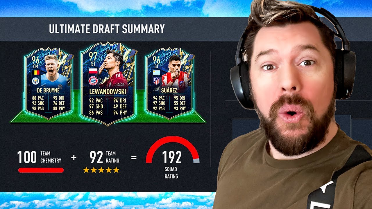 192 TEAM OF THE SEASON FUT DRAFT CHALLENGE!