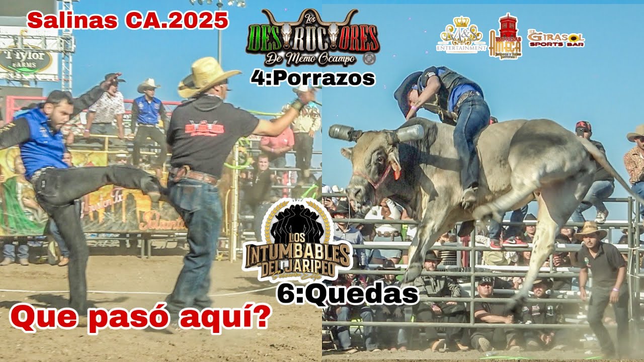 EL MEJOR JARIPEO DEL AÑO EN USA‼️LOS DESTRUCTORE DE MEMO OCAMPO VS LOS  INTUMBABLES EN SALINASCA2025