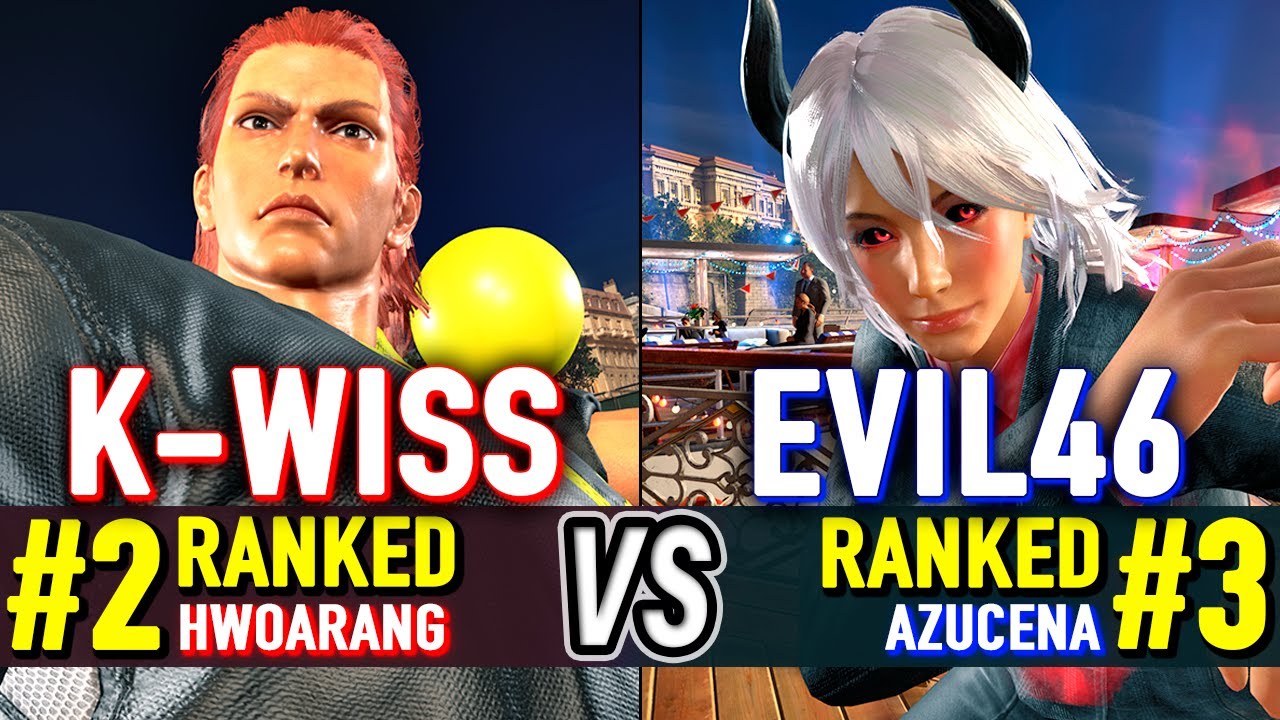 T8 🔥 K-WISS (#2 Ranked Hwoarang) vs EVIL46 (#3 Ranked Azucena) 🔥 Tekken 8 High Level Gameplay