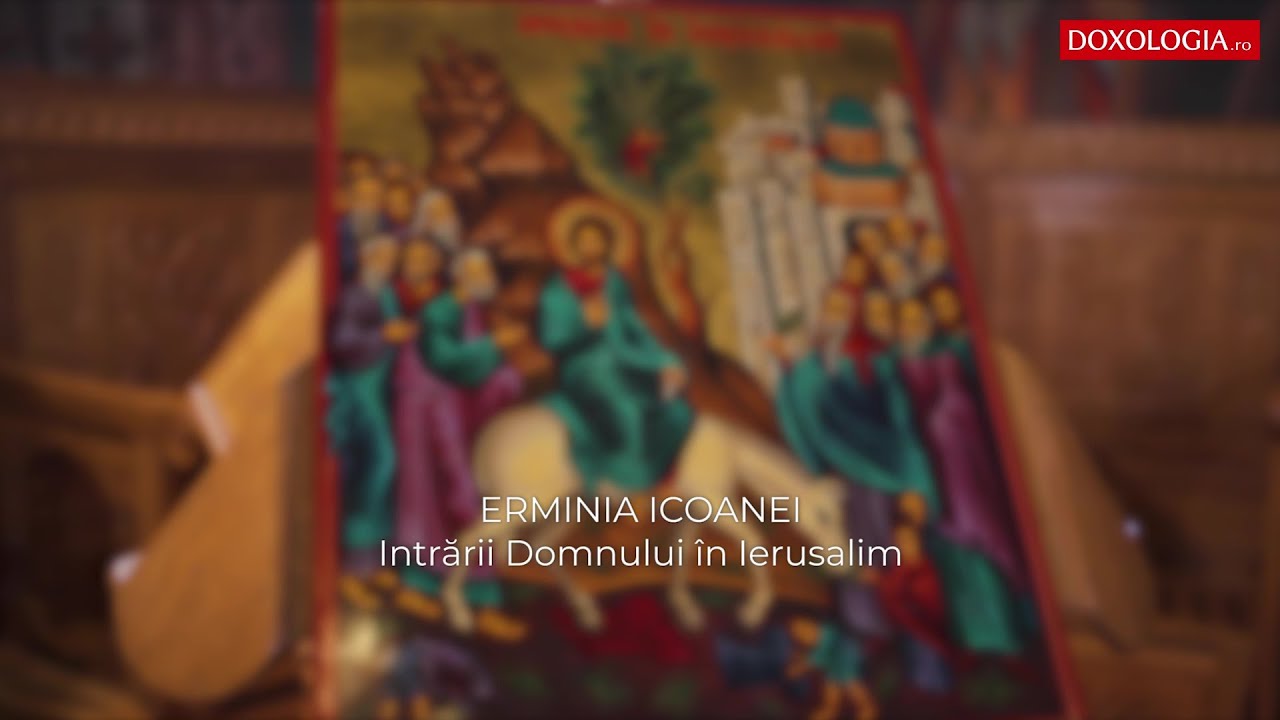 Erminia icoanei Intrării Domnului în Ierusalim