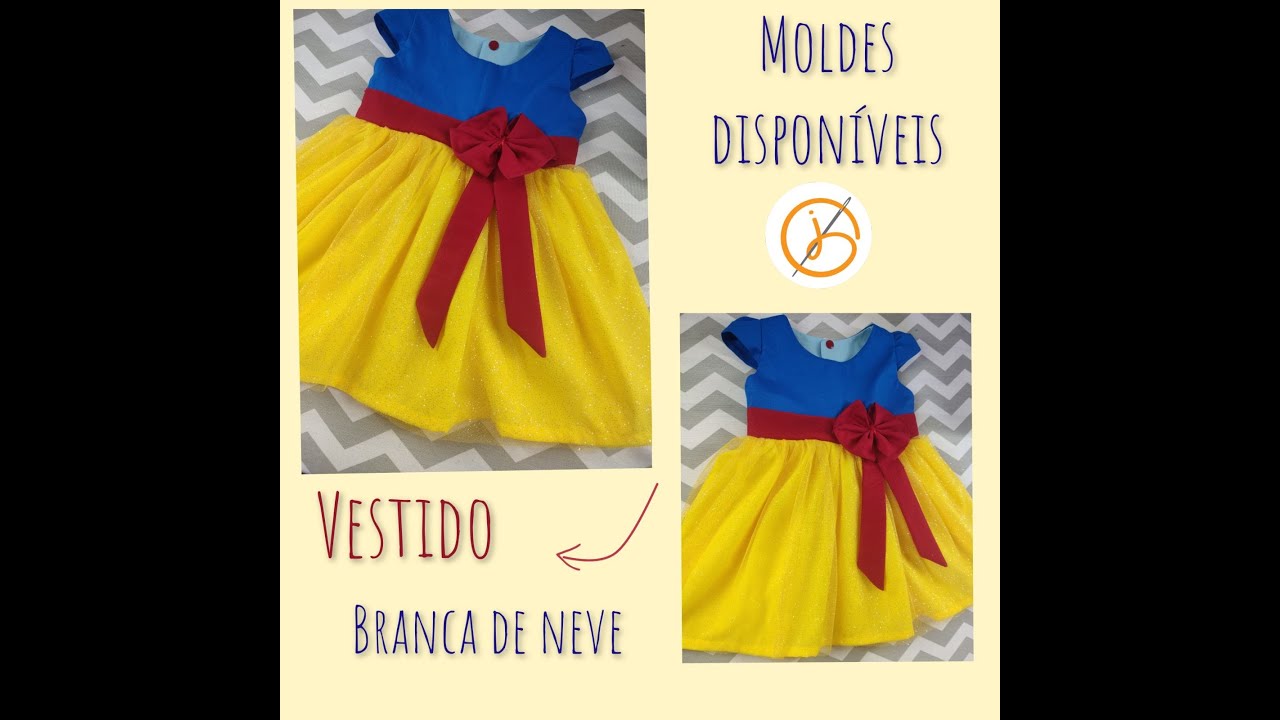 Vestido Branca de Neve.