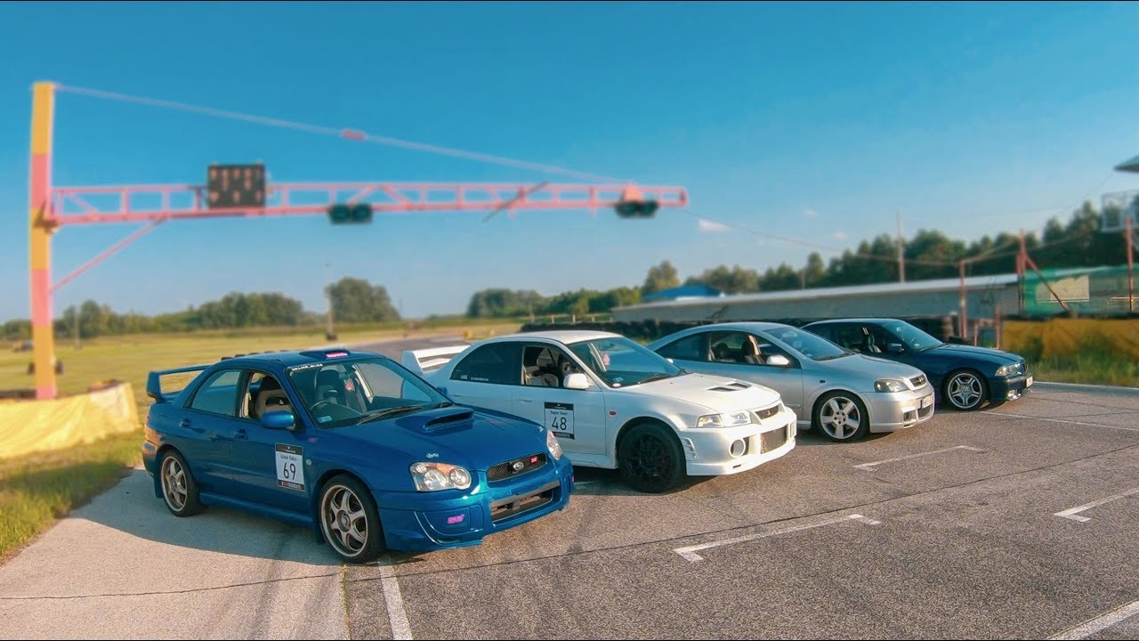 Időmérés ⌚ Kakucs-ring 🚦 Kipróbáltuk pályán a gépeket 🚘 Subaru, E36, EVO