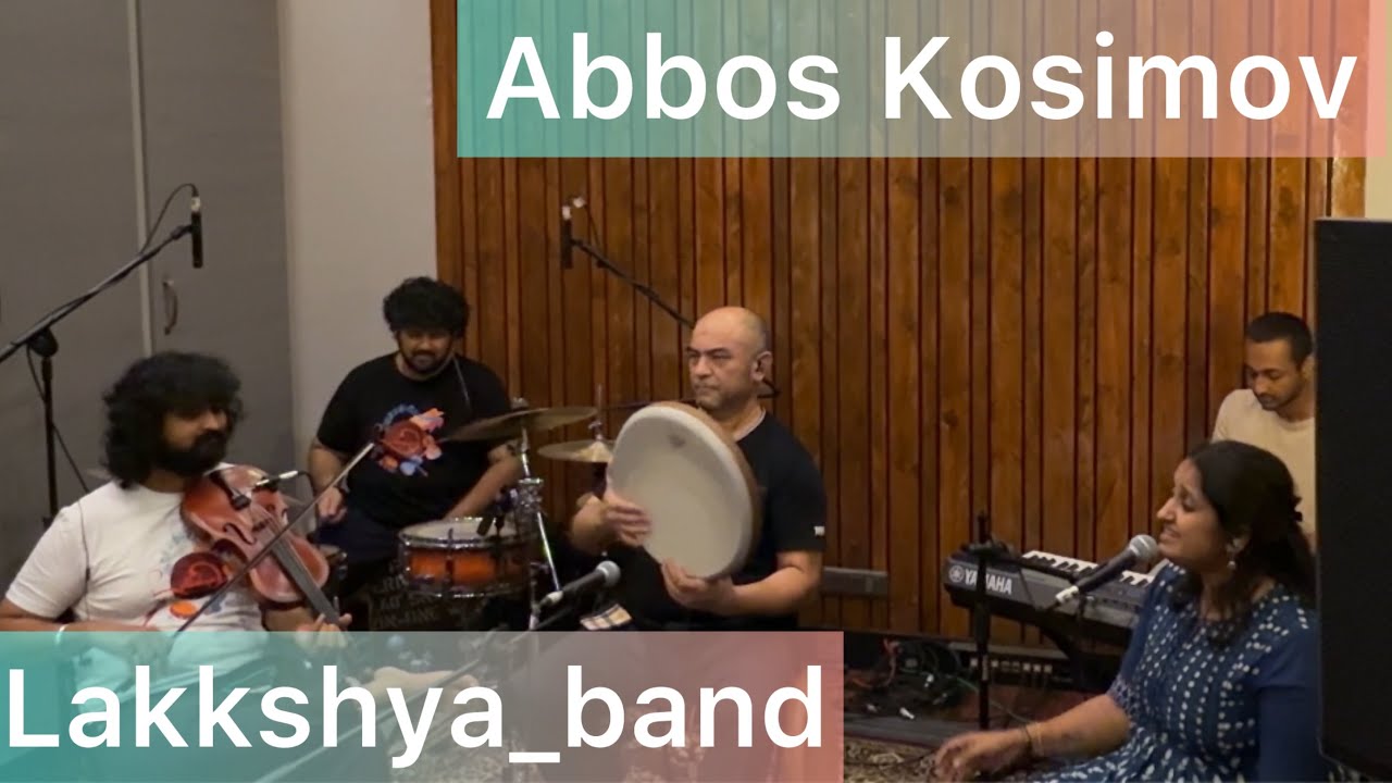 Abbos Kosimov with Lakkshya band | Bengaluru | India | Doyra | Doira | Drum | Percussion | Solo |