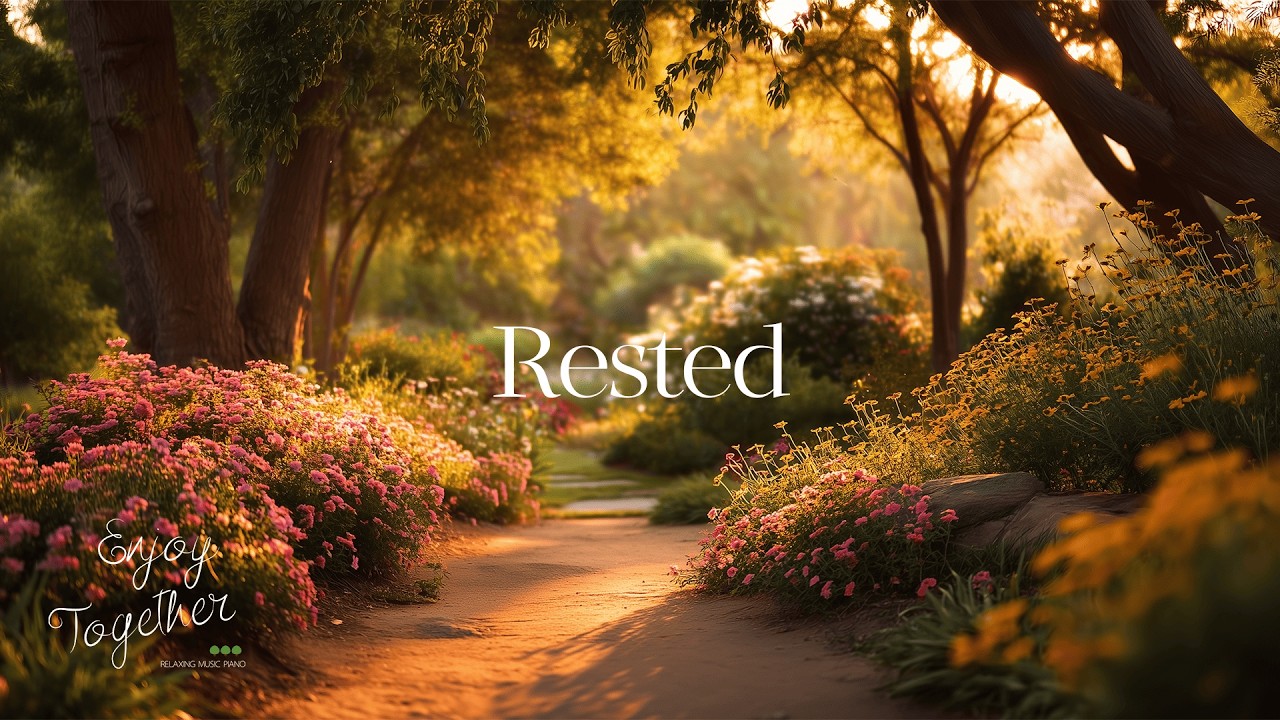 Rested Calm Begins Forming Quietly Deep Inside You 🌸 Stay at ease and unhurried