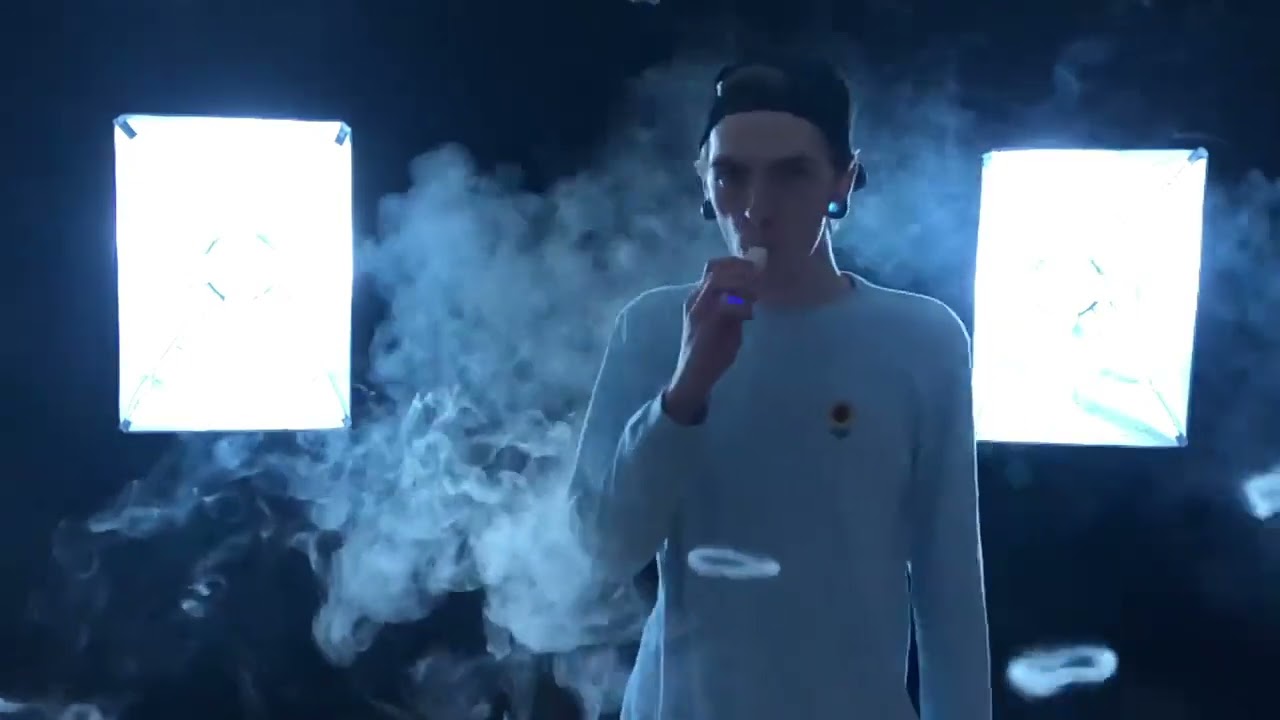 Disposable ecig showing time
