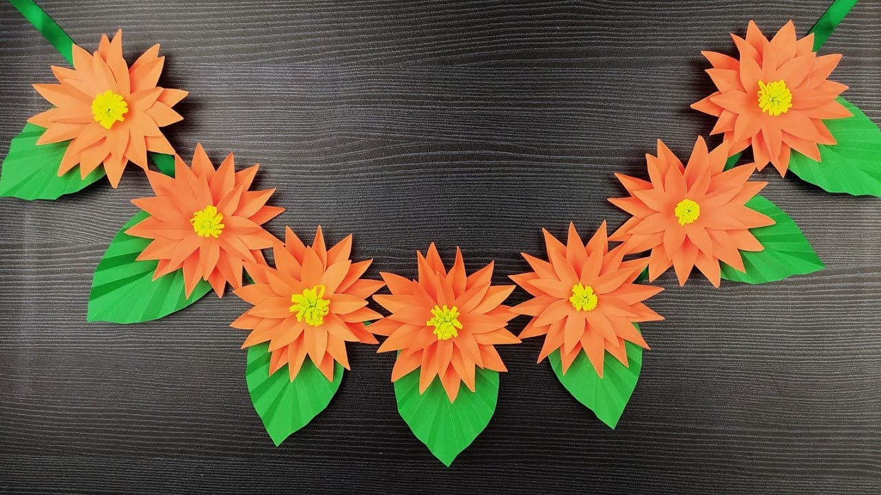 Handmade Toran For Diwali || Toran Door Hanging || Diwali Decoration Ideas || Paper Craft || DIY