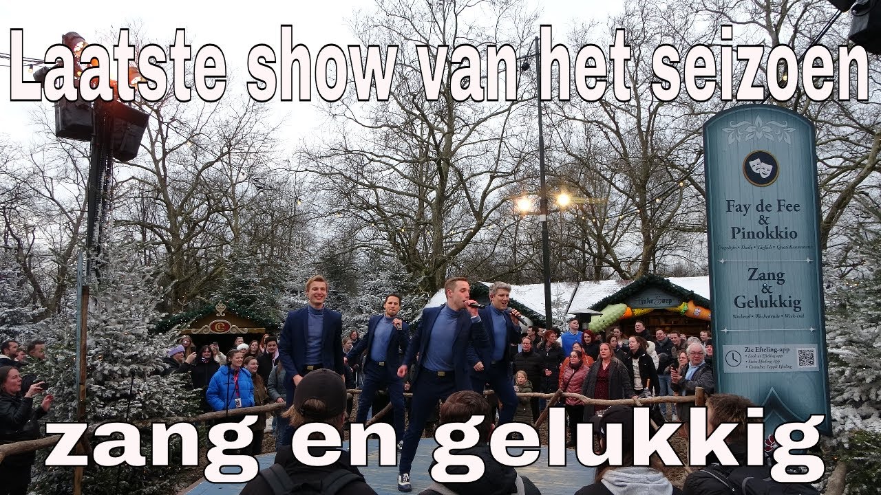 Laatste show van Zang en gelukkig dit winterseizoen @ Efteling 2023