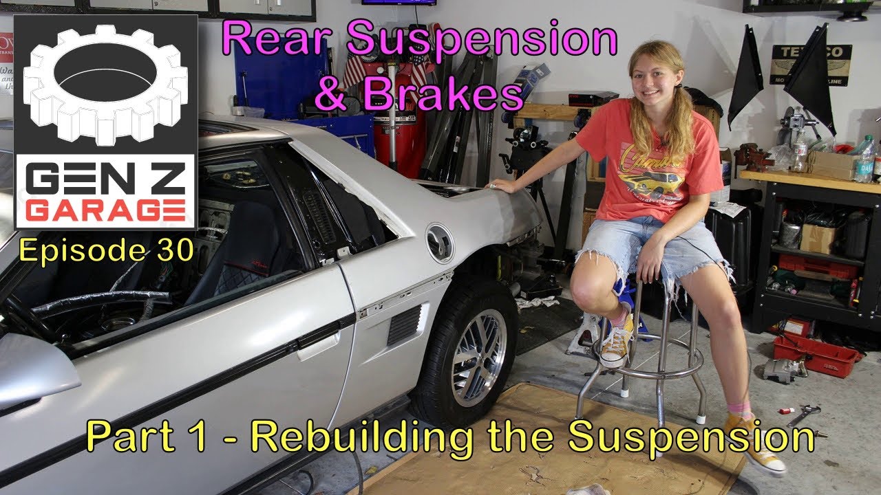 Rebuilding the 84-87 Fiero Rear Suspension : Gen Z Garage Episode 30