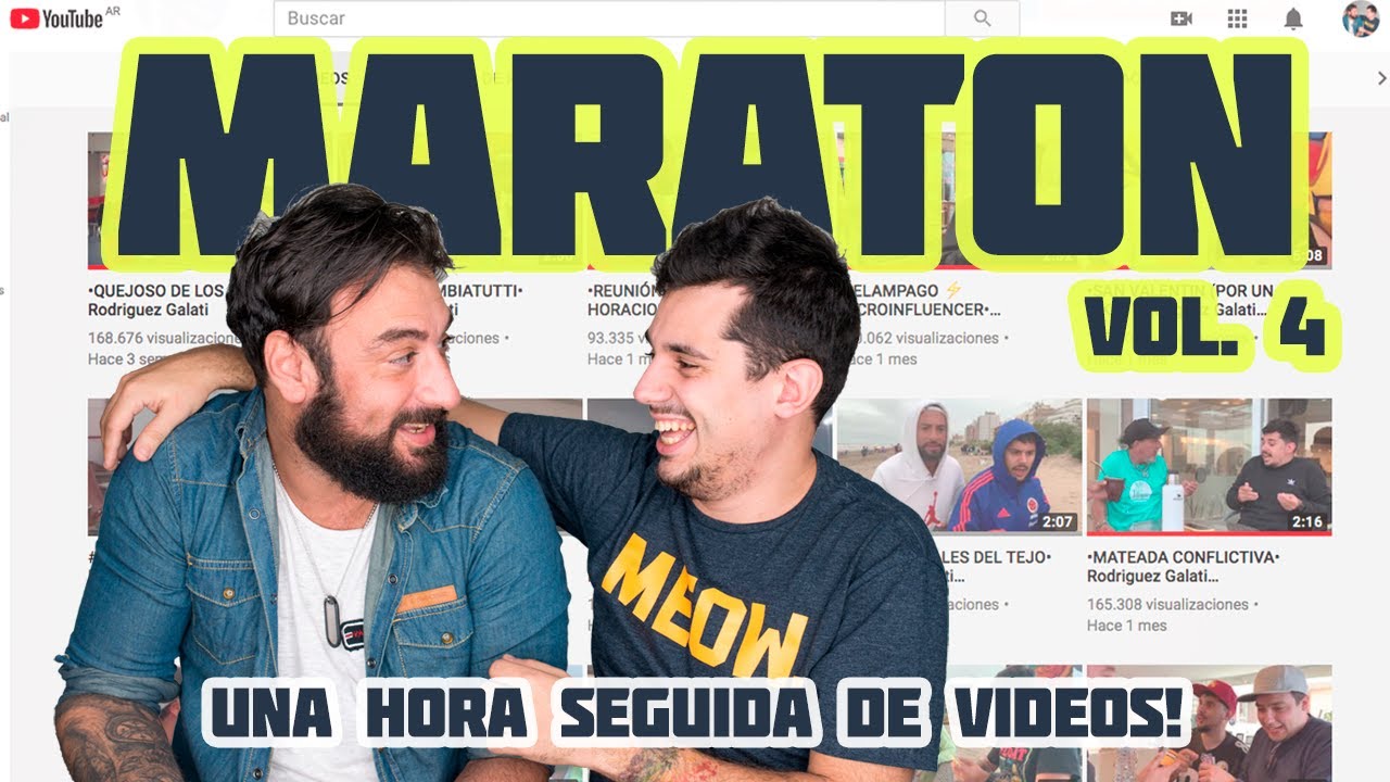 🎞 •MARATÓN Volumen 4 • UNA HORA SIN INTERRUPCIONES DE VIDEOS DE RODRIGUEZ GALATI •
