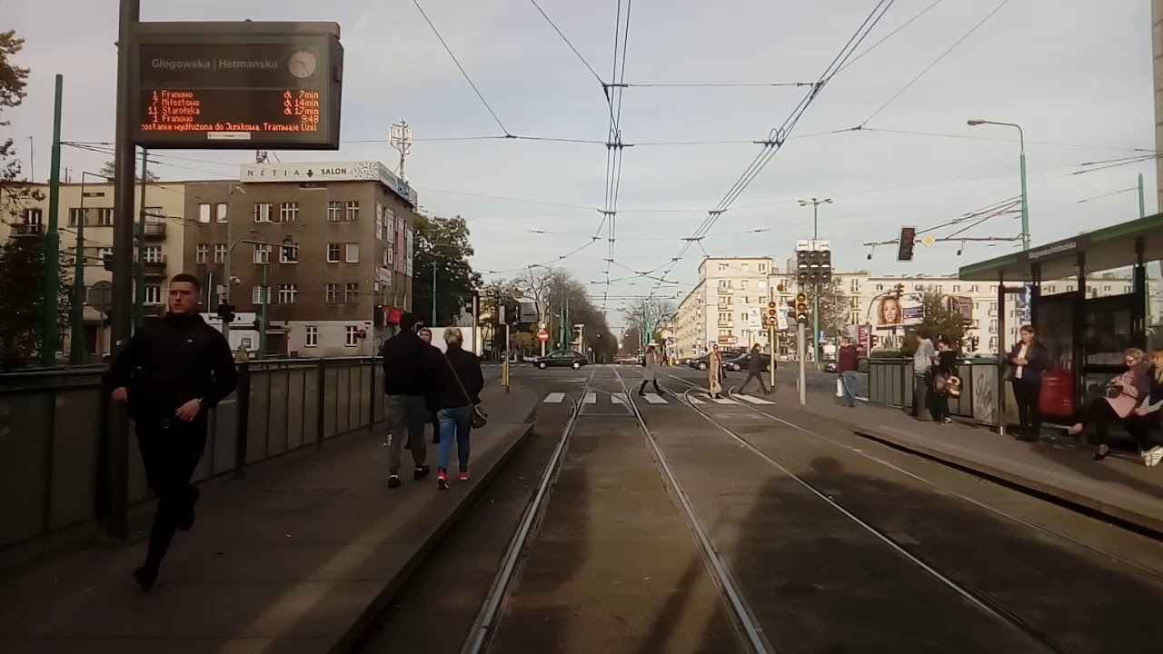 MPK Poznań Linia 7 kierunek Miłostowo(trasa zmieniona).Moderus Beta MF 02 AC.