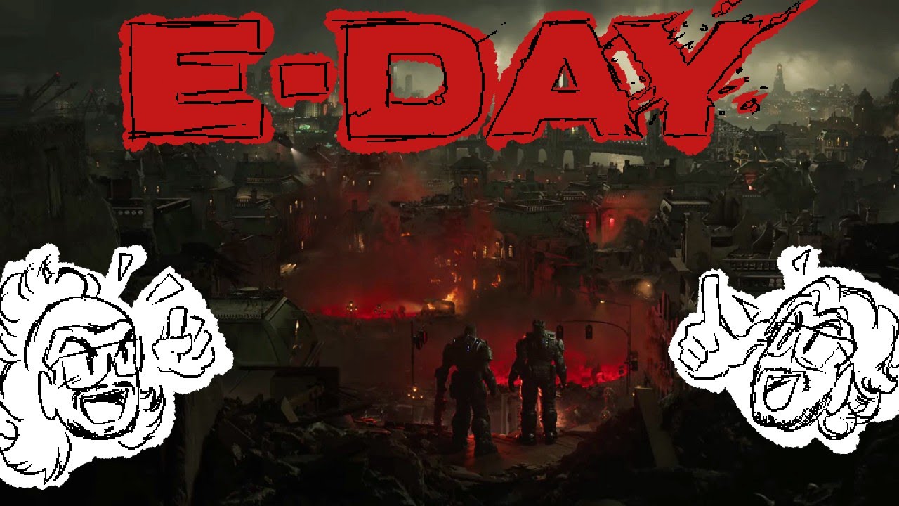 GEARS OF WAR IS BACK!! E-DAY REVEAL REACTION (feat. Chase) — CapReacts: Gears of War: E-Day