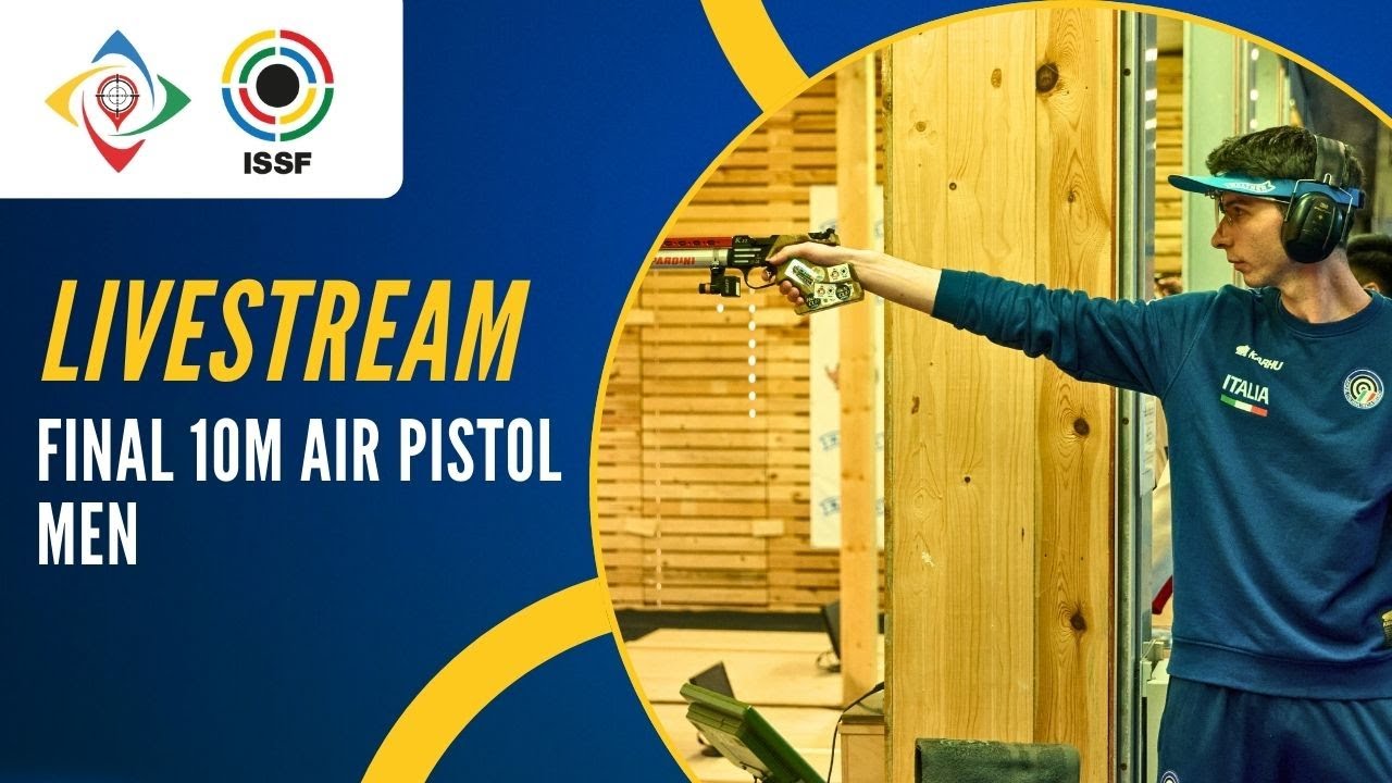 Livestream - 10m Air Pistol Men Final - ISSF Junior World Cup New Delhi, India