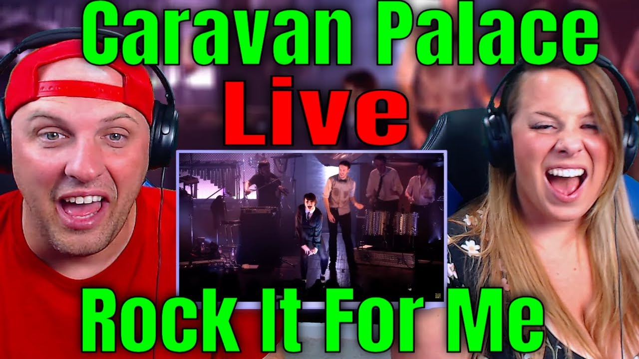 реакция на Caravan Palace - Rock It For Me (концерт в Le Trianon, Париж) THE WOLF HUNTERZ РЕАКЦИИ