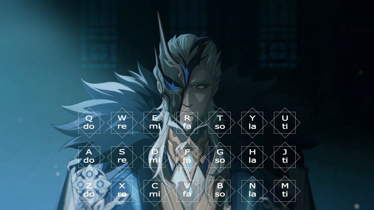 『A Winter Night's Lazzo 冬夜の戯劇』Genshin Impact Windsong Lyre | 風吹きのライアー