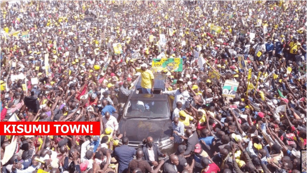 LIVE: President Ruto Mega Rally in Kisumu Town!
