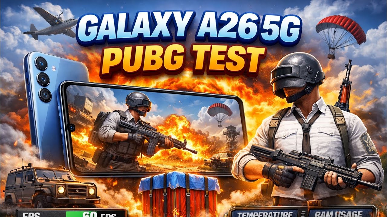 4.2 Update Galaxy a26 5G pubg mobile test #pubgmobile 