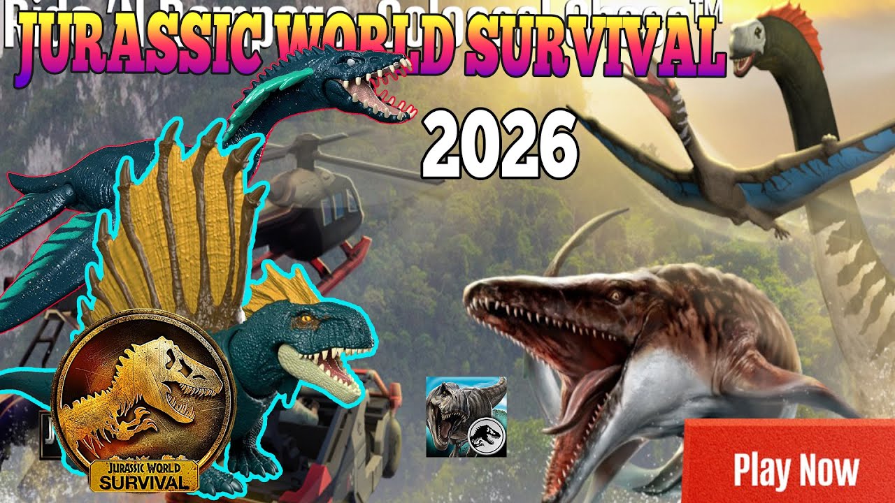 Jurassic World SURVIVAL 2025 MATTEL NEW TOYS FRENNY PACK WAVE 1 DIMETRODON PLESIOSAURUS
