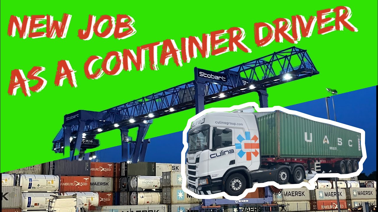 New Job As A Container Driver ?? #hgv #container #Driver #new #job
