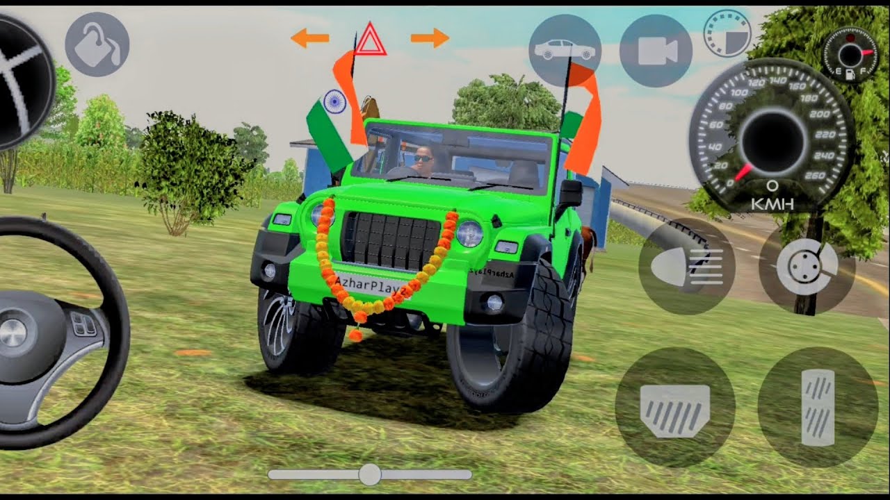 Modified Mahindra Thar 😈Games: Indian Green Thar (Gadi Wala Games) Car Game Android Game - #2026