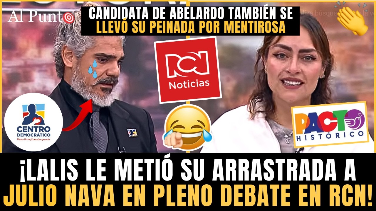 ¡Julio Nava del CD quedó ARRASTRADO y PEINADO por Lalis en PLENO DEBATE en VIVO! Quedaron M4MANDO
