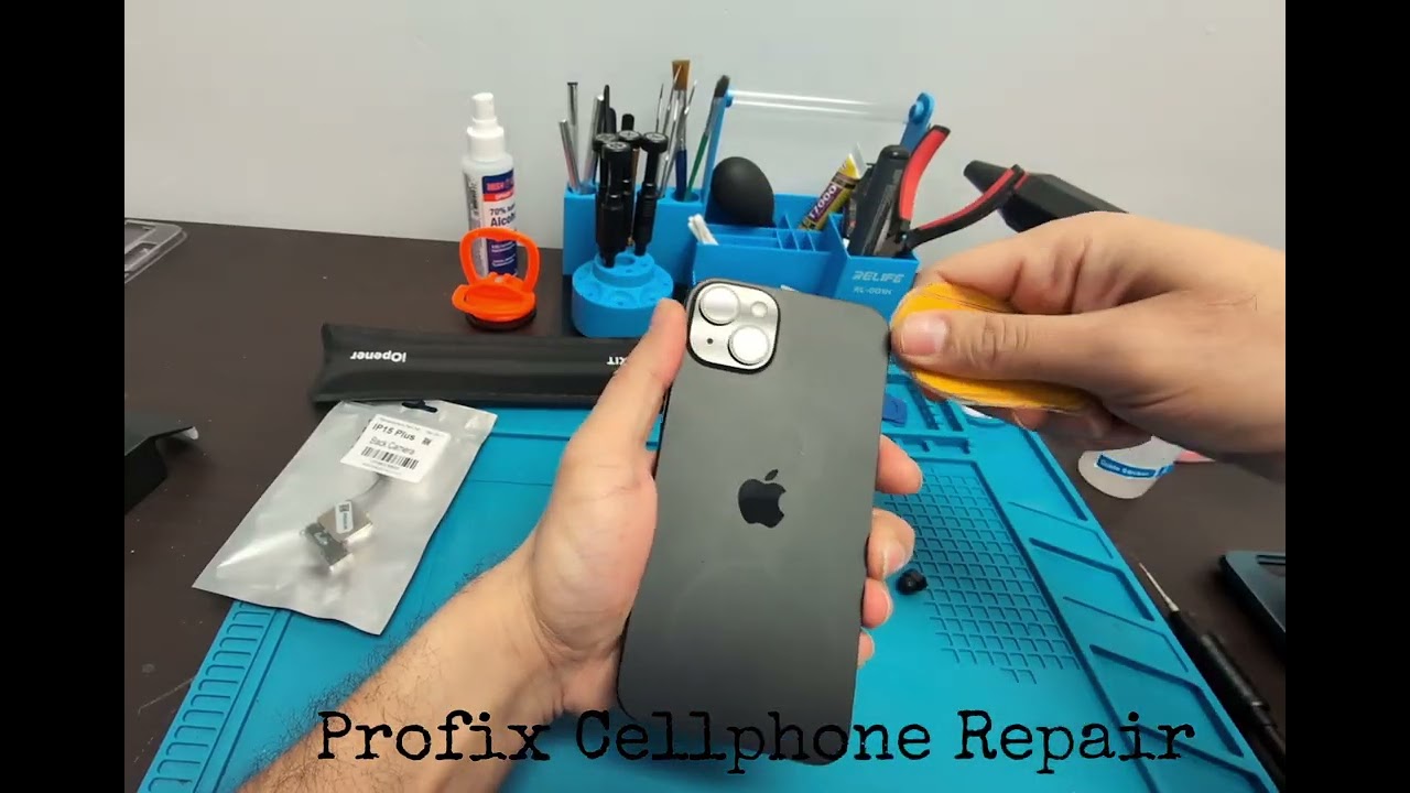 How to remove iPhone 15 plus back Glass safest way