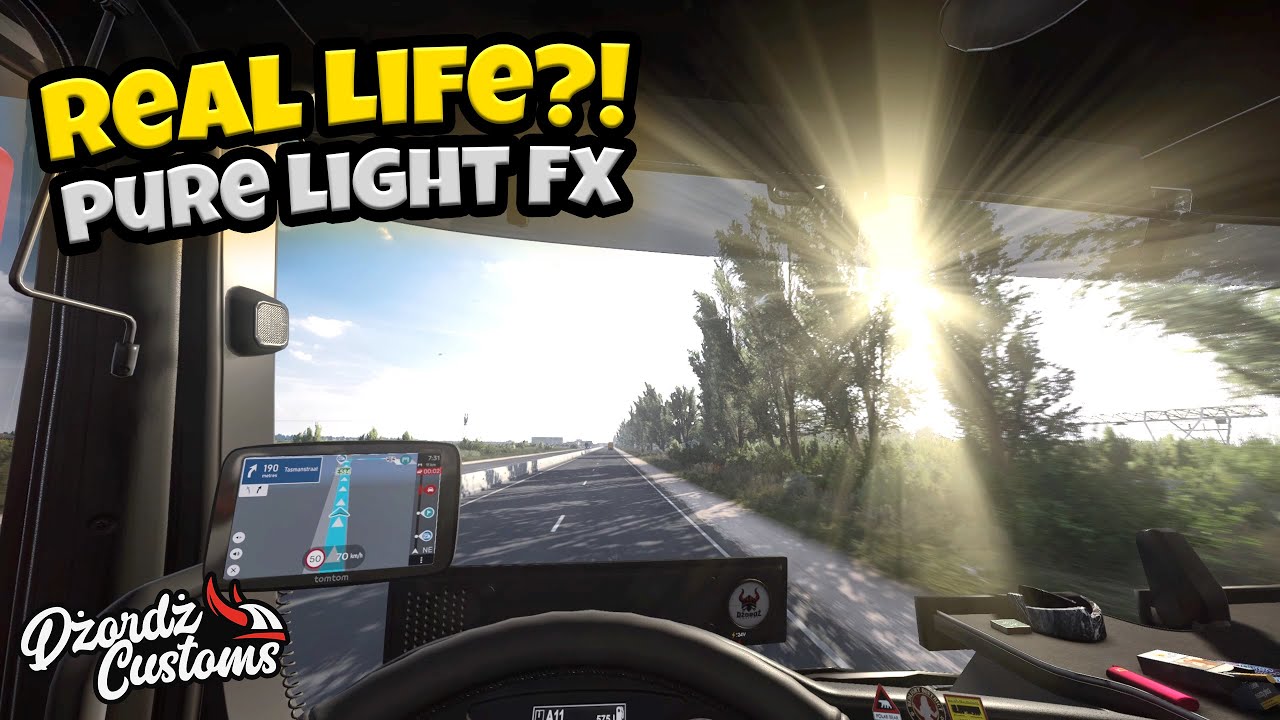 ETS2 Ultra Realistic Graphics? 🤯 Testing PURE LIGHT FX in Romania