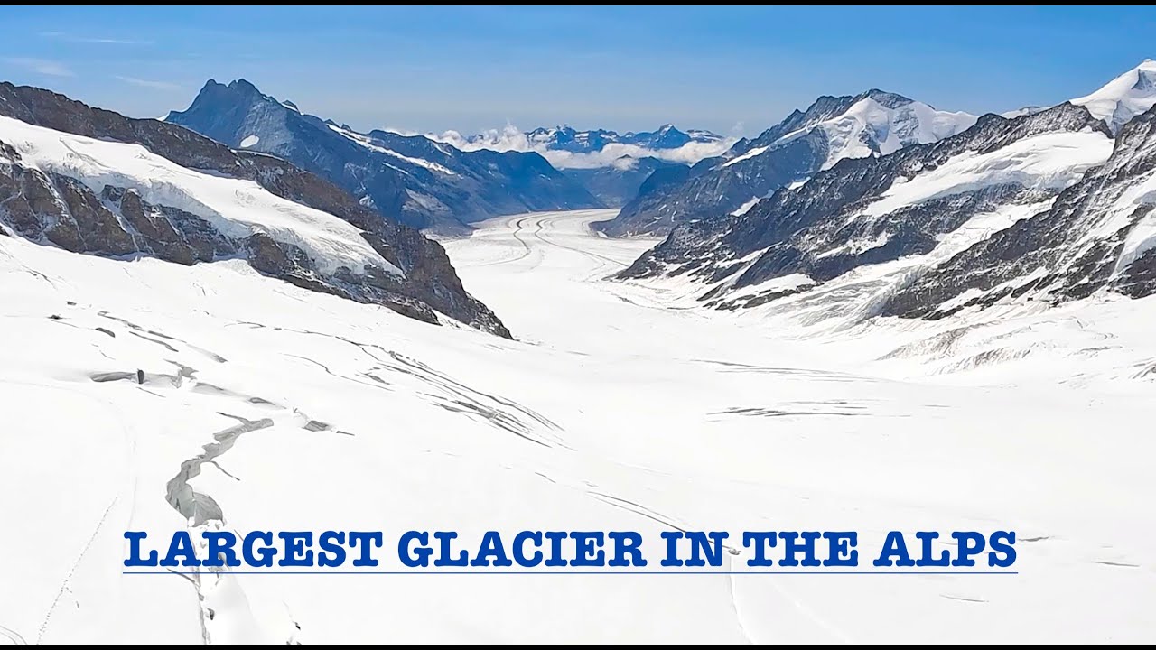 EXPLORE THE GIANT ALETSCH GLACIER, EASTERN BERNESE ALPS, SWITZERLAND