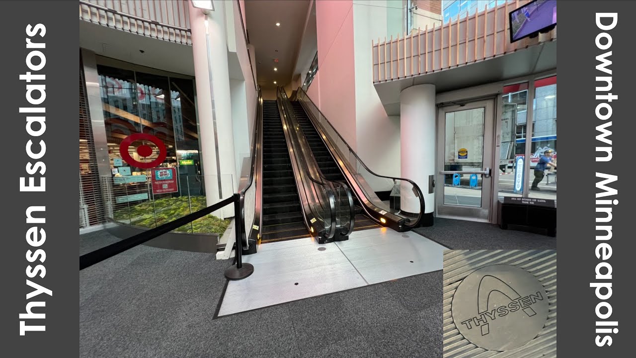 Rare Thyssen Escalators at the Downtown Minneapolis Skyway (near Target & Nicollet Mall)