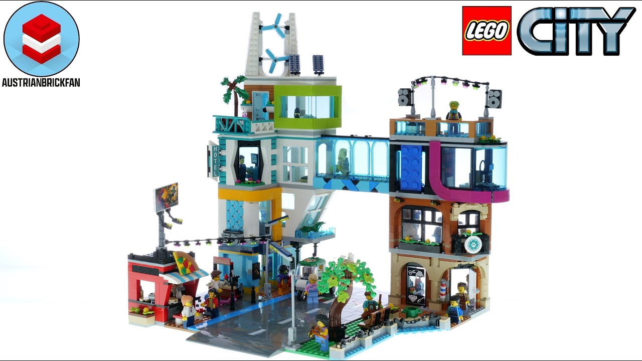 LEGO City 60380 Downtown - LEGO Speed Build Review
