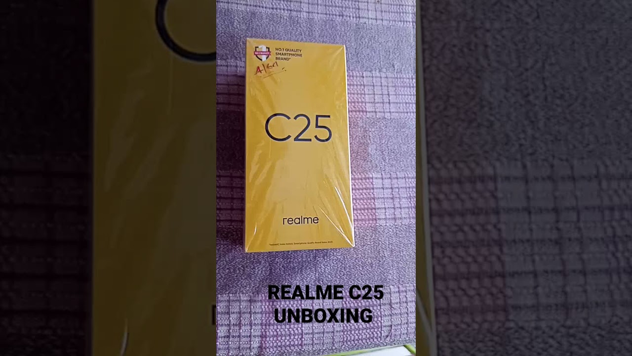 REALME C25 UNBOXING