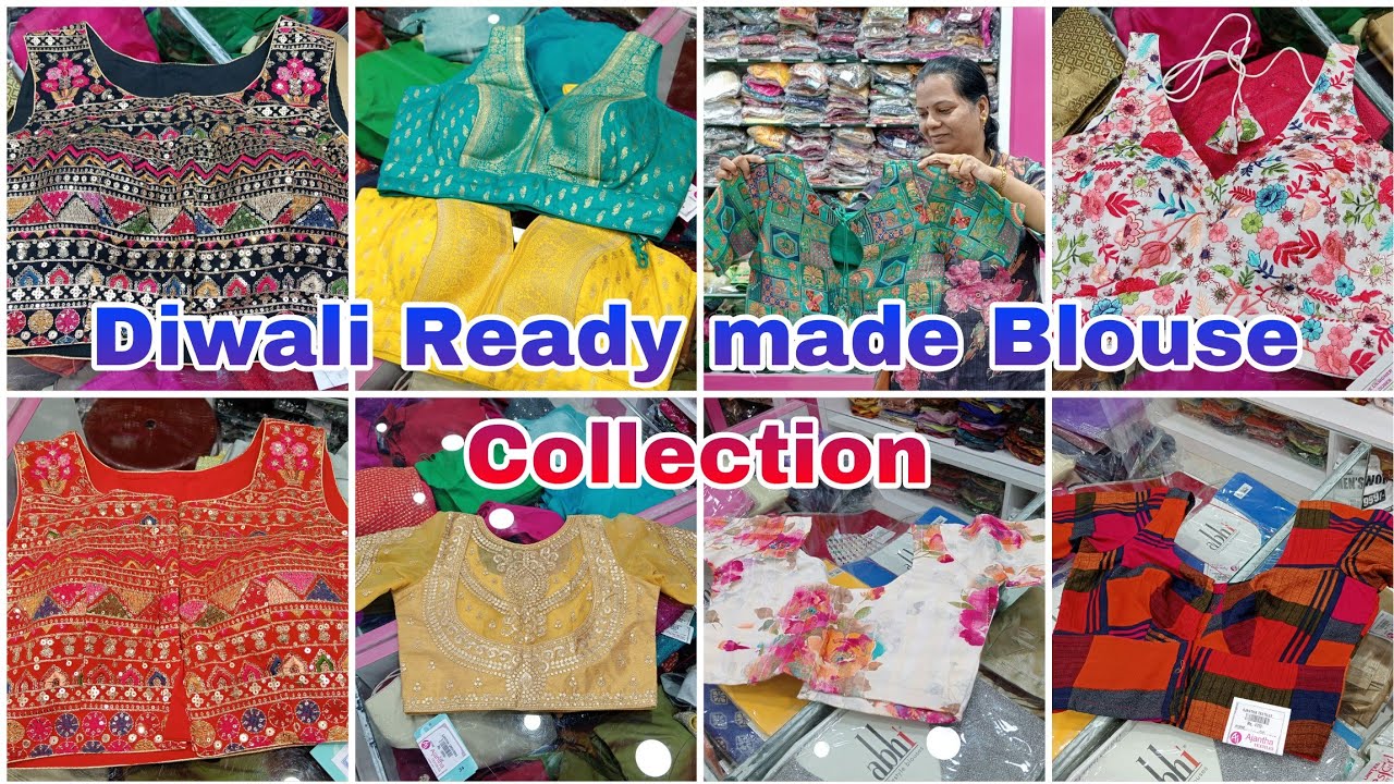🎇Rs200 Readymade Blouses From Pondy Bazar Ajantha Textiles/DailyUse & Designer wear/Kalamkari ikkath