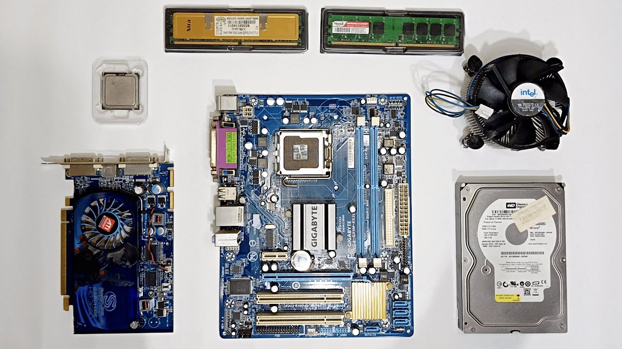 Core 2 Quad Q6600 + ATi HD3650 Low Budget Retro PC Build! | Test in 4 Games #21