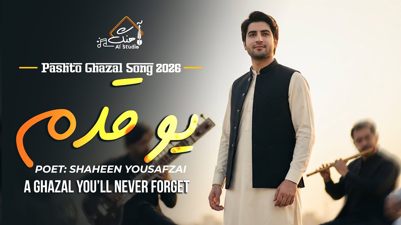 YAW QADAM (Official AI Music Video) | Pashto Ghazal Song 2026 | Shaheen Yousafzai - Ahang AI Studio