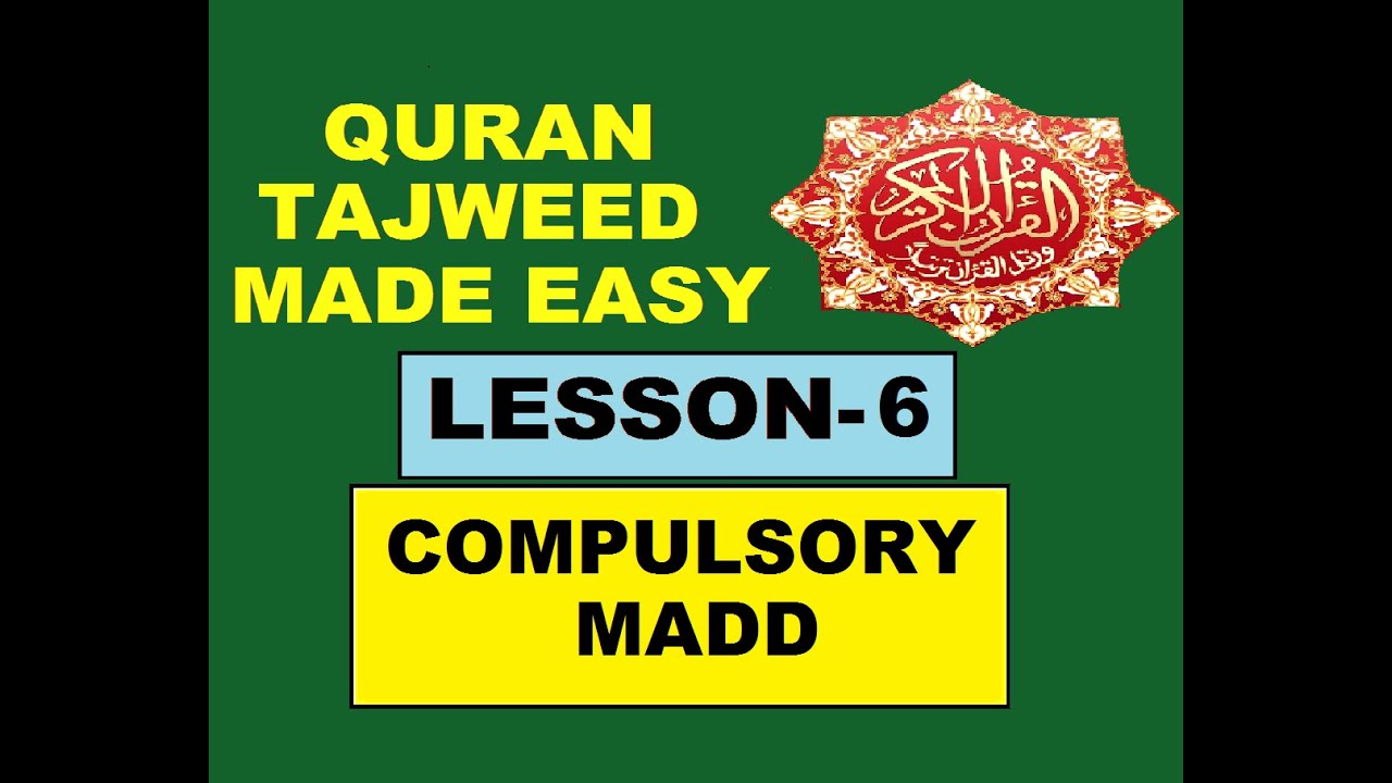 COMPULSORY MADD (MADD LAZIM)