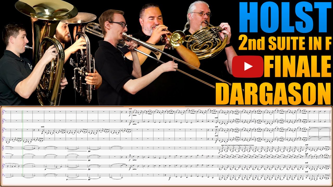 FINALE from Holst's 2nd SUITE IN F Fantasia on the 