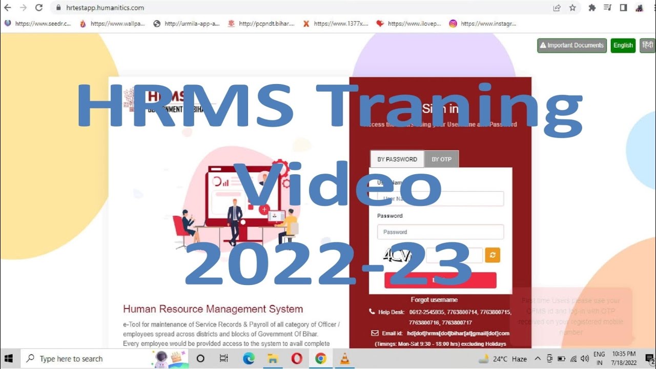 HRMS Training 2022-23 #HRMS #NeelanjalKumar
