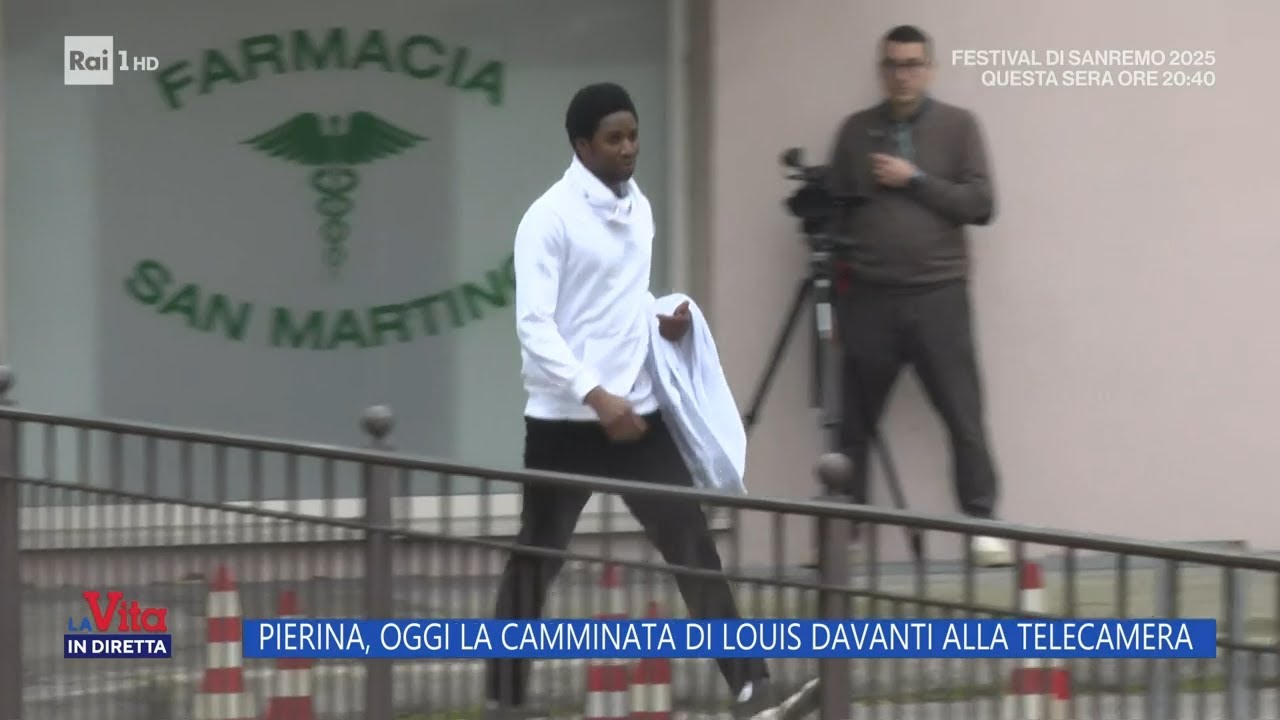 La camminata di Louis - La Vita in diretta - 11/02/2025